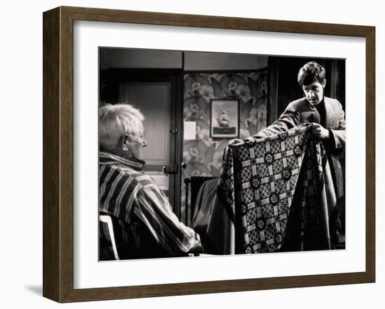 Jean Gabin and Jean-Paul Belmondo: Un Singe En Hiver, 1962-Marcel Dole-Framed Photographic Print