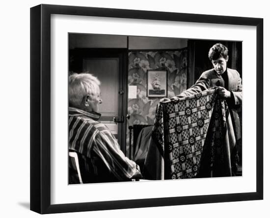 Jean Gabin and Jean-Paul Belmondo: Un Singe En Hiver, 1962-Marcel Dole-Framed Photographic Print