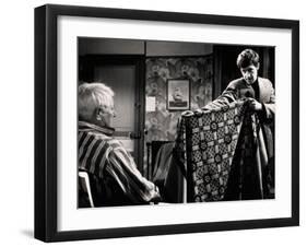 Jean Gabin and Jean-Paul Belmondo: Un Singe En Hiver, 1962-Marcel Dole-Framed Photographic Print