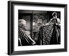 Jean Gabin and Jean-Paul Belmondo: Un Singe En Hiver, 1962-Marcel Dole-Framed Photographic Print