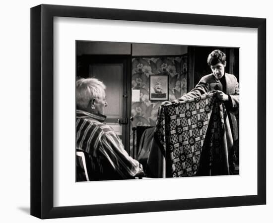 Jean Gabin and Jean-Paul Belmondo: Un Singe En Hiver, 1962-Marcel Dole-Framed Photographic Print