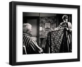 Jean Gabin and Jean-Paul Belmondo: Un Singe En Hiver, 1962-Marcel Dole-Framed Photographic Print