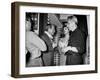 Jean Gabin and le realisateur Jacques Becker sur le tournage du film Touchez pas au Grisbi, 1953 (b-null-Framed Photo