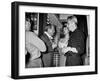 Jean Gabin and le realisateur Jacques Becker sur le tournage du film Touchez pas au Grisbi, 1953 (b-null-Framed Photo