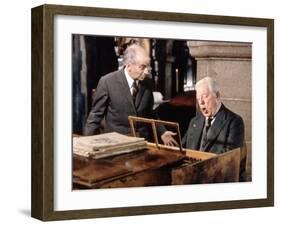 Jean Gabin and Louis de Funès: Le Tatoué, 1968-Marcel Dole-Framed Photographic Print