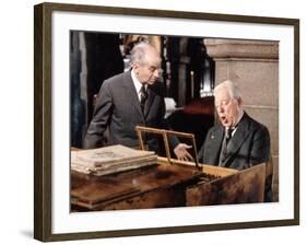 Jean Gabin and Louis de Funès: Le Tatoué, 1968-Marcel Dole-Framed Photographic Print