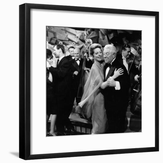 Jean Gabin and Madeleine Robinson: Le Gentleman D'Epsom, 1962-Marcel Dole-Framed Photographic Print