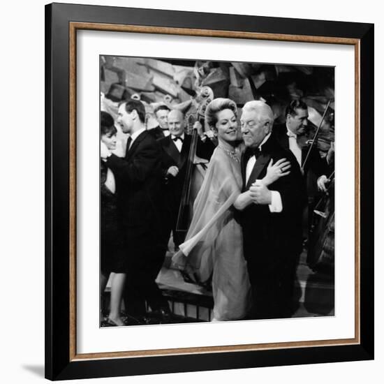 Jean Gabin and Madeleine Robinson: Le Gentleman D'Epsom, 1962-Marcel Dole-Framed Photographic Print