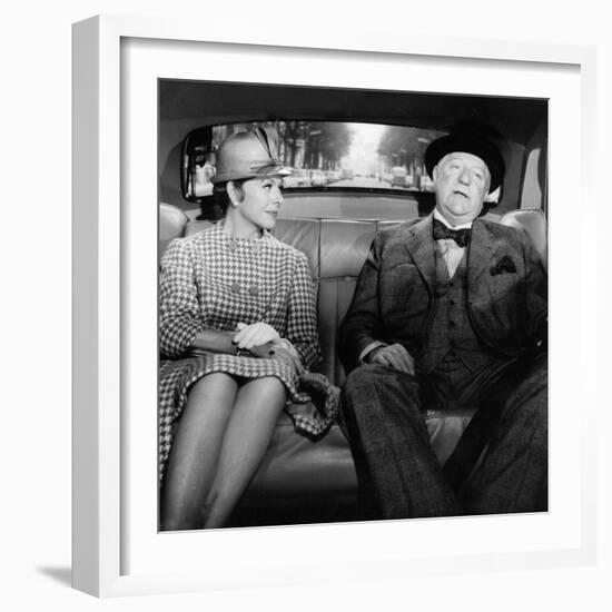 Jean Gabin and Madeleine Robinson: Le Gentleman D'Epsom, 1962-Marcel Dole-Framed Photographic Print