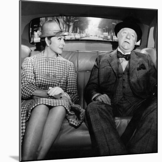 Jean Gabin and Madeleine Robinson: Le Gentleman D'Epsom, 1962-Marcel Dole-Mounted Photographic Print