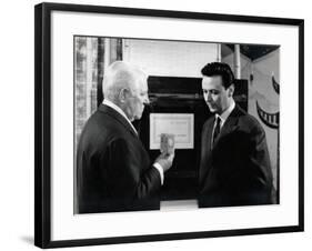 Jean Gabin and Maurice Biraud: Le Cave Se Rebiffe, 1961-Marcel Dole-Framed Photographic Print