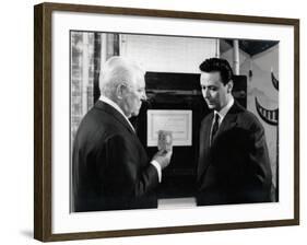 Jean Gabin and Maurice Biraud: Le Cave Se Rebiffe, 1961-Marcel Dole-Framed Photographic Print