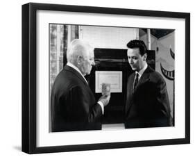 Jean Gabin and Maurice Biraud: Le Cave Se Rebiffe, 1961-Marcel Dole-Framed Photographic Print