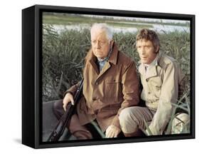 Jean Gabin and Michel Barbey: La Horse, 1970-Marcel Dole-Framed Stretched Canvas