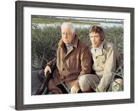 Jean Gabin and Michel Barbey: La Horse, 1970-Marcel Dole-Framed Photographic Print