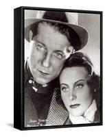 Jean Gabin and Michele Morgan in the Film Quai Des Brumes 1938-null-Framed Stretched Canvas