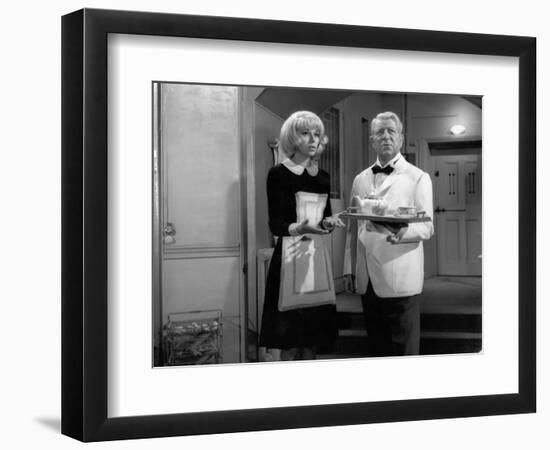 Jean Gabin and Mireille Darc: Monsieur, 1964-Marcel Dole-Framed Photographic Print