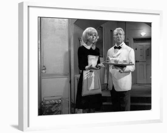 Jean Gabin and Mireille Darc: Monsieur, 1964-Marcel Dole-Framed Photographic Print