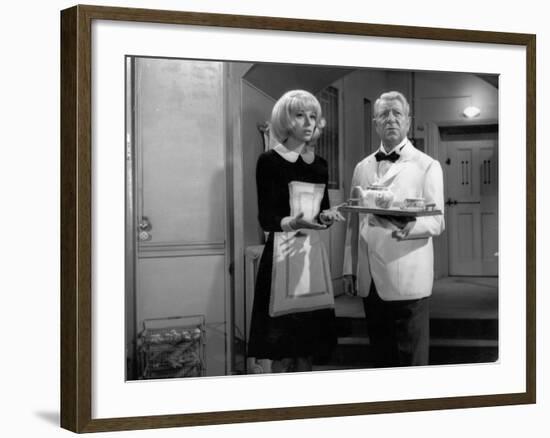 Jean Gabin and Mireille Darc: Monsieur, 1964-Marcel Dole-Framed Photographic Print