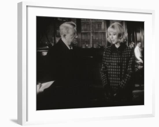 Jean Gabin and Mireille Darc: Monsieur, 1964-Marcel Dole-Framed Photographic Print