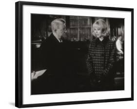 Jean Gabin and Mireille Darc: Monsieur, 1964-Marcel Dole-Framed Photographic Print