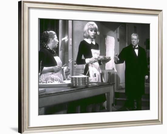Jean Gabin and Mireille Darc: Monsieur, 1964-Marcel Dole-Framed Photographic Print