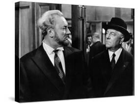 Jean Gabin and Pierre Brasseur: Les Grandes Familles, 1958-Marcel Dole-Stretched Canvas