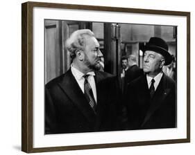 Jean Gabin and Pierre Brasseur: Les Grandes Familles, 1958-Marcel Dole-Framed Photographic Print