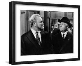 Jean Gabin and Pierre Brasseur: Les Grandes Familles, 1958-Marcel Dole-Framed Photographic Print