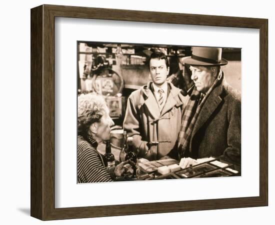 Jean Gabin and Robert Hirsch: Maigret et L'Affaire Saint Fiacre, 1959-Marcel Dole-Framed Photographic Print