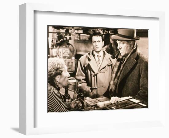 Jean Gabin and Robert Hirsch: Maigret et L'Affaire Saint Fiacre, 1959-Marcel Dole-Framed Photographic Print