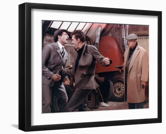 Jean Gabin and Robert Stack: Le Soleil Des Voyous, 1967-Marcel Dole-Framed Photographic Print