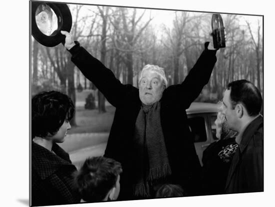 Jean Gabin: Archimède, Le Clochard, 1959-Marcel Dole-Mounted Photographic Print