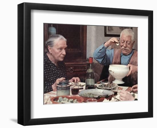 Jean Gabin: L'Affaire Dominici, 1973-Marcel Dole-Framed Photographic Print