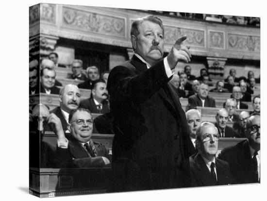 Jean Gabin: Le Président, 1961-Marcel Dole-Stretched Canvas