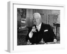 Jean Gabin: Le Tonnerre de Dieu, 1965-Marcel Dole-Framed Photographic Print