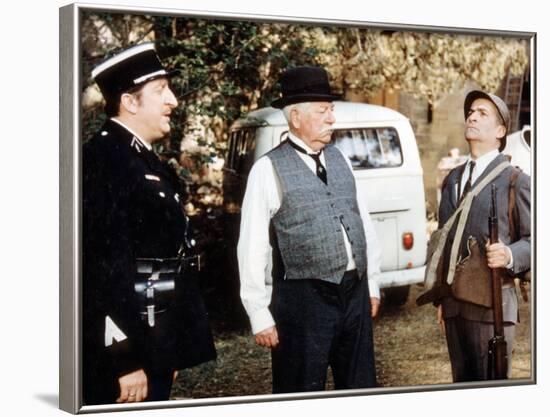 Jean Gabin, Louis de Funès and Pierre Tornade: Le Tatoué, 1968-Marcel Dole-Framed Photographic Print