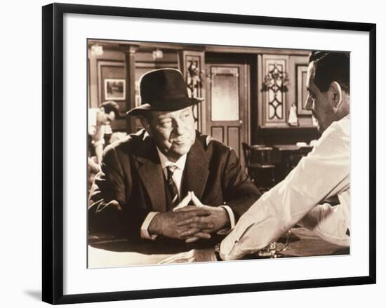 Jean Gabin: Maigret Voit Rouge, 1963-Marcel Dole-Framed Photographic Print