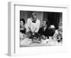 Jean Gabin, Philippe Noiret, Liselotte Pulver and Berthe Granval: Monsieur, 1964-Marcel Dole-Framed Photographic Print