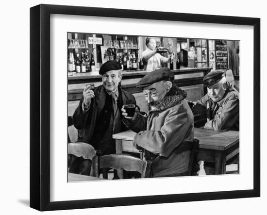 Jean Gabin, Pierre Fresnay and Noël-Noël: Les Vieux de La Vieille, 1960-Marcel Dole-Framed Premium Photographic Print