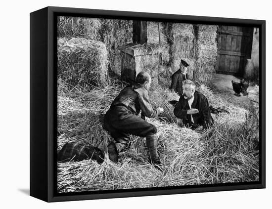 Jean Gabin, Pierre Fresnay and Noël-Noël: Les Vieux de La Vieille, 1960-Marcel Dole-Framed Stretched Canvas