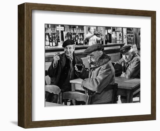 Jean Gabin, Pierre Fresnay and Noël-Noël: Les Vieux de La Vieille, 1960-Marcel Dole-Framed Photographic Print