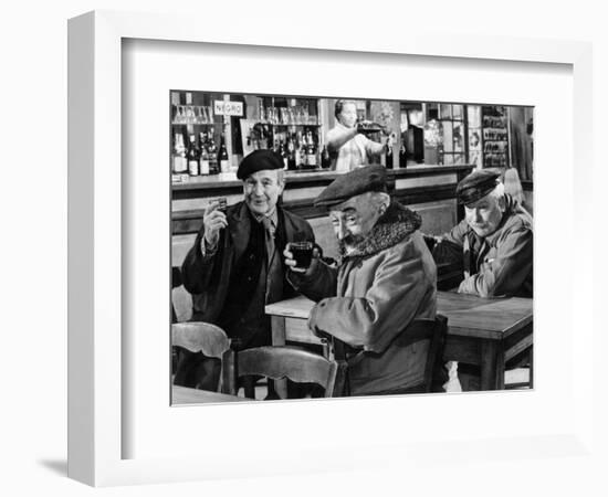 Jean Gabin, Pierre Fresnay and Noël-Noël: Les Vieux de La Vieille, 1960-Marcel Dole-Framed Photographic Print