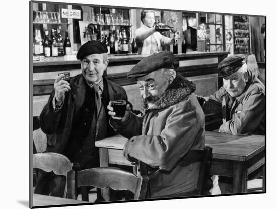 Jean Gabin, Pierre Fresnay and Noël-Noël: Les Vieux de La Vieille, 1960-Marcel Dole-Mounted Photographic Print