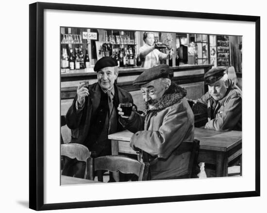 Jean Gabin, Pierre Fresnay and Noël-Noël: Les Vieux de La Vieille, 1960-Marcel Dole-Framed Photographic Print