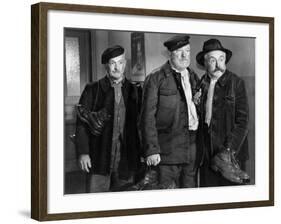 Jean Gabin, Pierre Fresnay and Noël-Noël: Les Vieux de La Vieille, 1960-Marcel Dole-Framed Photographic Print