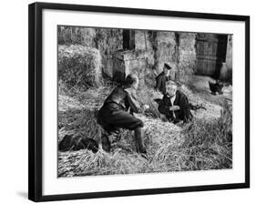 Jean Gabin, Pierre Fresnay and Noël-Noël: Les Vieux de La Vieille, 1960-Marcel Dole-Framed Photographic Print