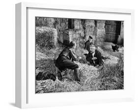 Jean Gabin, Pierre Fresnay and Noël-Noël: Les Vieux de La Vieille, 1960-Marcel Dole-Framed Photographic Print