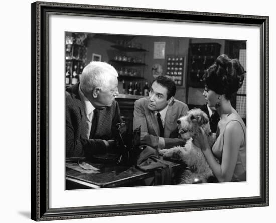 Jean Gabin, Robert Hossein and Michèle Mercier: Le Tonnerre de Dieu, 1965-Marcel Dole-Framed Photographic Print