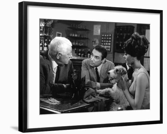 Jean Gabin, Robert Hossein and Michèle Mercier: Le Tonnerre de Dieu, 1965-Marcel Dole-Framed Photographic Print